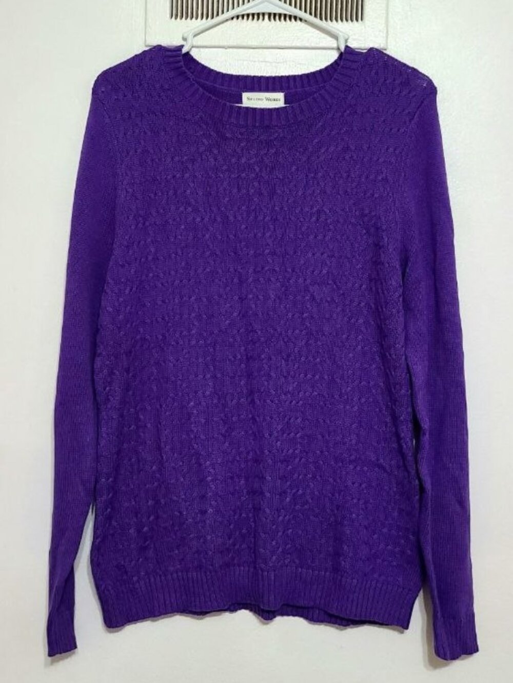 Purple Crewneck Sweater